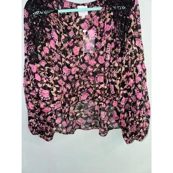 MISA Los Angeles Rosetta Fleur Rosie top size small - Picture 5 of 8